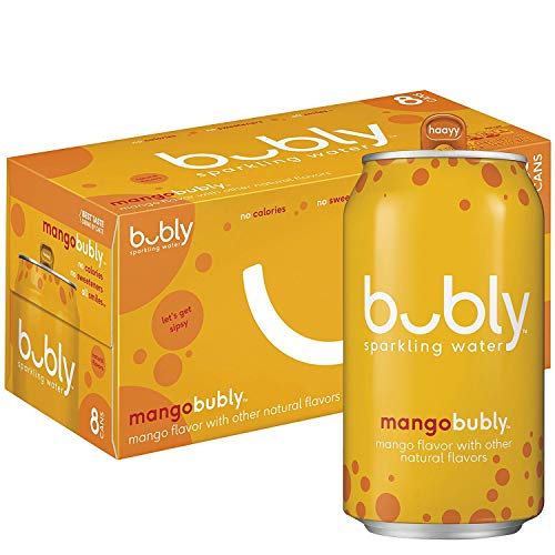Bubly Sparkling Water, Mango, 12 Fl Oz Pack Of 8