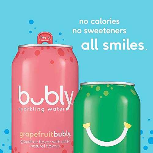 Bubly Sparkling Water, Tropical Thrill Variety Pack, 12 Fl Oz Ca