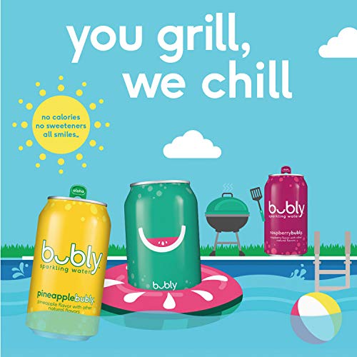 Bubly Sparkling Water, Variety Pack Cans, Passionfruit Bliss, 3F