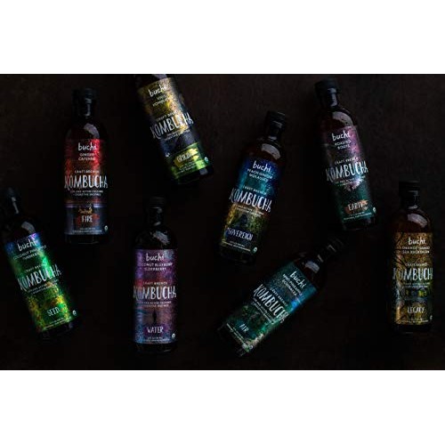 Buchi Kombucha Air, Pineapple &Amp; Mint, 12 Ounce Pack Of 6