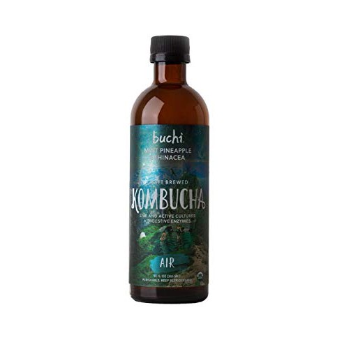 Buchi Kombucha Air, Pineapple &Amp; Mint, 12 Ounce Pack Of 6