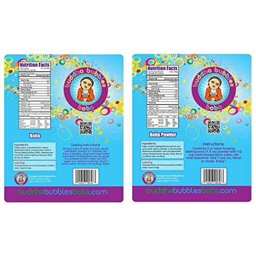 10+ Drinks Thai Boba Tea Kit: Tea Powder, Tapioca Pearls &Amp; Straw