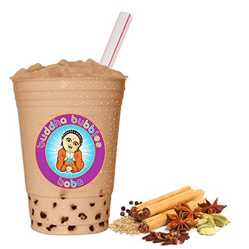 Chai Tea Latte Boba / Bubble Tea Drink Mix Powder By Buddha Bubb