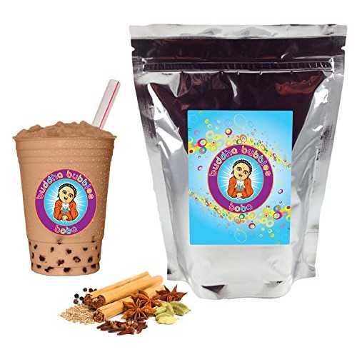 Chai Tea Latte Boba / Bubble Tea Drink Mix Powder By Buddha Bubb