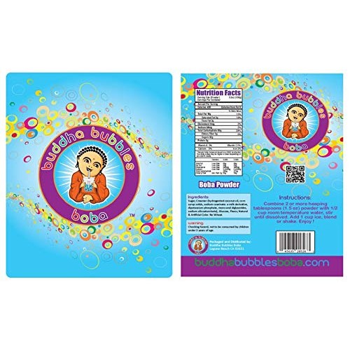 New Taste ! Avocado Boba / Bubble Tea Drink Mix Powder By Buddha