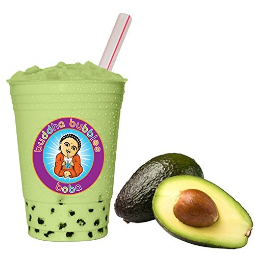New Taste ! Avocado Boba / Bubble Tea Drink Mix Powder By Buddha