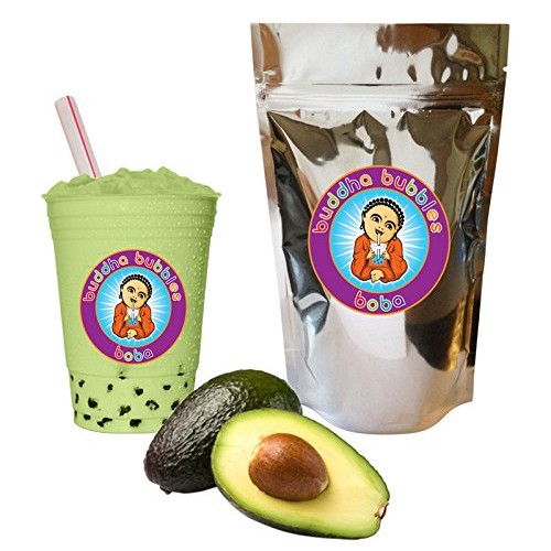 New Taste ! Avocado Boba / Bubble Tea Drink Mix Powder By Buddha
