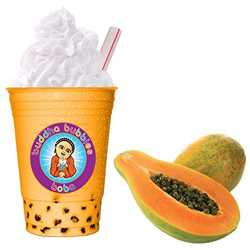Papaya Boba / Bubble Tea Drink Mix Powder By Buddha Bubbles Boba