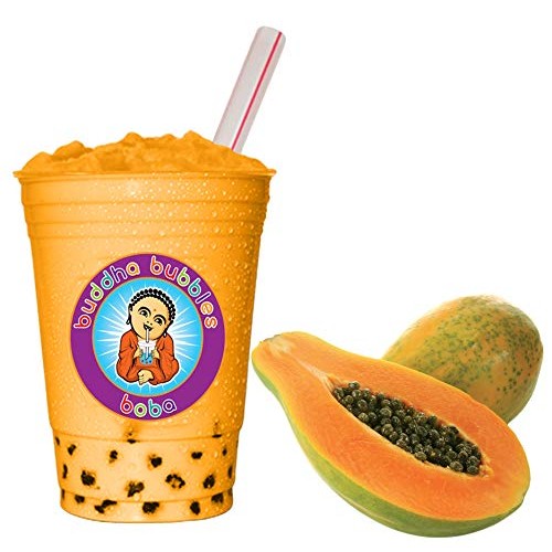 Papaya Boba / Bubble Tea Drink Mix Powder By Buddha Bubbles Boba