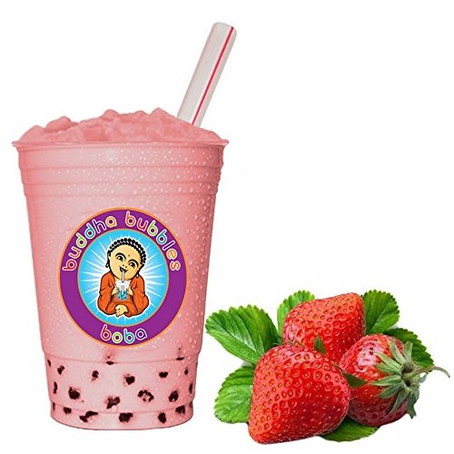 Strawberry Cream Boba / Bubble Tea Drink Mix Powder By Buddha Bu