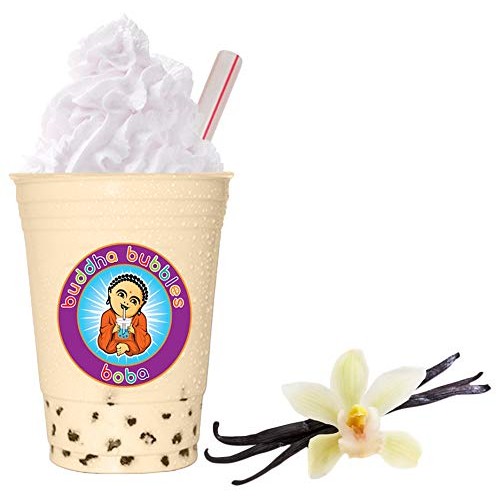 Vanilla Latte Boba / Bubble Tea Drink Mix Powder By Buddha Bubbl