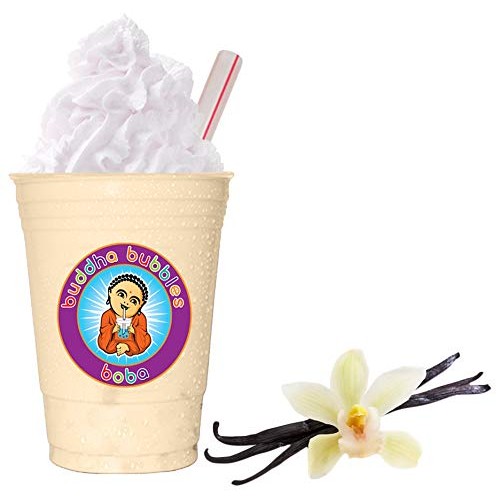 Vanilla Latte Boba / Bubble Tea Drink Mix Powder By Buddha Bubbl