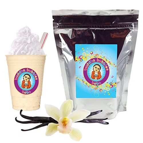 Vanilla Latte Boba / Bubble Tea Drink Mix Powder By Buddha Bubbl