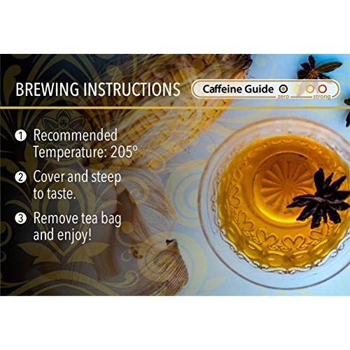 Organic Ginger Root Tea, 18 Bleach-Free Tea Bags - Caffeine Free