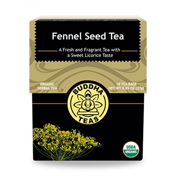 Organic Fennel Seed Tea - Kosher, Caffeine-Free, Gmo-Free - 18 B