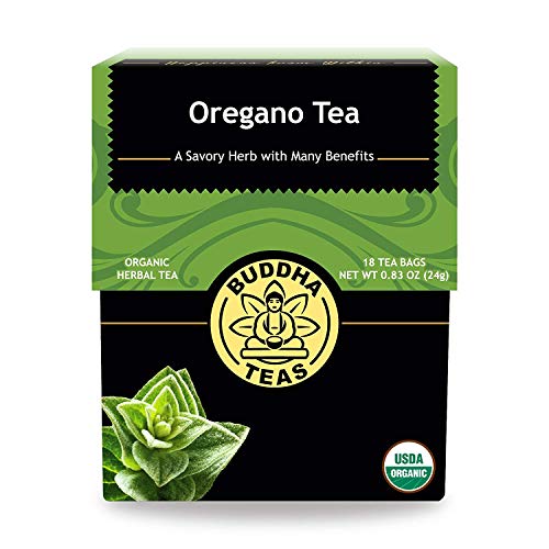 Organic Oregano Tea - Kosher, Caffeine Free, Gmo-Free - 18 Bleac