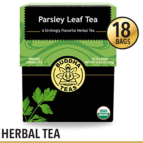 Organic Parsley Leaf Tea, 18 Bleach-Free Tea Bags - Caffeine Fre