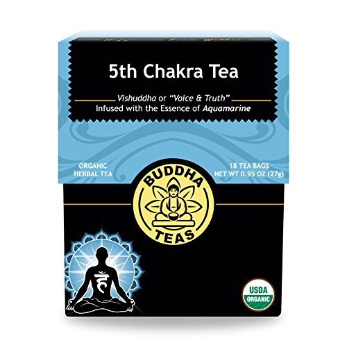 Organic 5Th Chakra Tea - Kosher, Caffeine-Free, Gmo-Free - 18 Bl