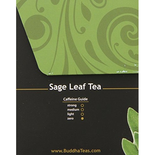 Buddha Teas Sage Leaf Tea, 18 Count Pack Of 6