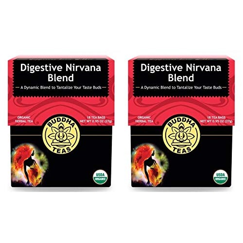 Buddha Teas Natural Digestive Nirvana Blend Tea Pack of 2 With...