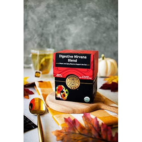 Buddha Teas Organic Digestive Nirvana Blend - OU Kosher, USDA Or...