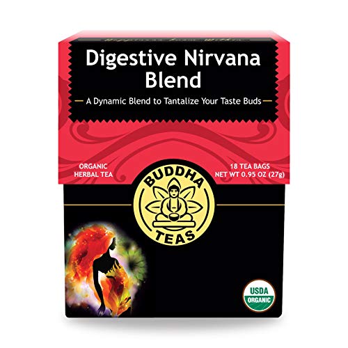 Buddha Teas Organic Digestive Nirvana Blend - OU Kosher, USDA Or...