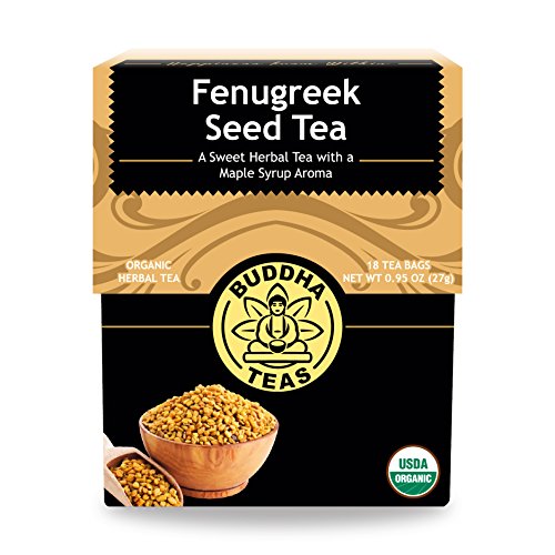 Buddha Teas Organic Fenugreek Seed Tea | 18 Bleach-Free Tea Bags