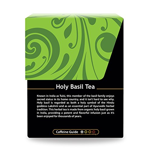 Buddha Teas Organic Holy Basil Tulsi Tea | 18 Bleach-Free Tea Ba