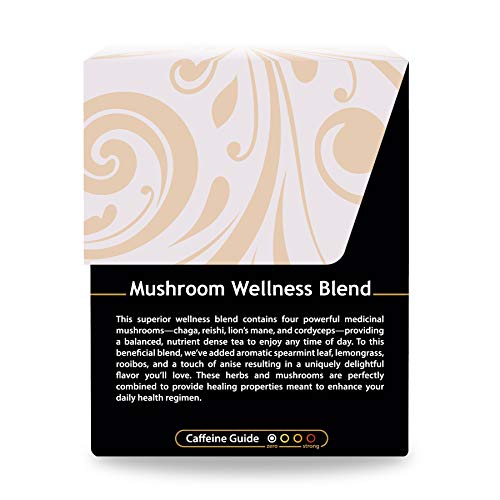 Buddha Teas Organic Mushroom Wellness Blend Tea 18 Tea Bags Made
