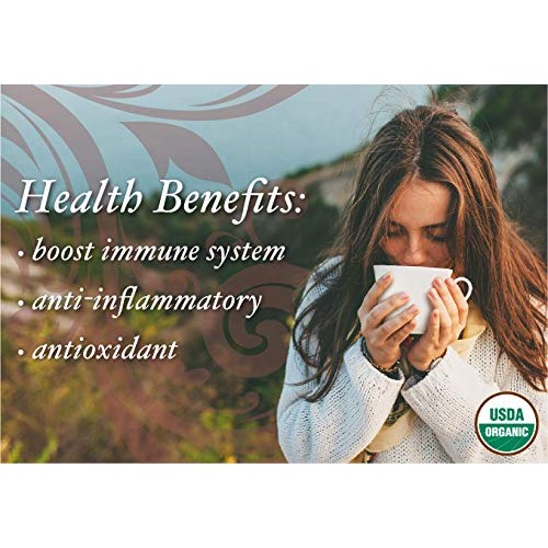 Buddha Teas Organic Turmeric Ginger Black Pepper Tea, 18 Bleach