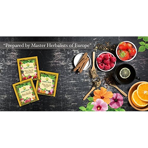 Buddhas Herbs Premium Herbal Fruit Tea Sampler - Antioxidant Su