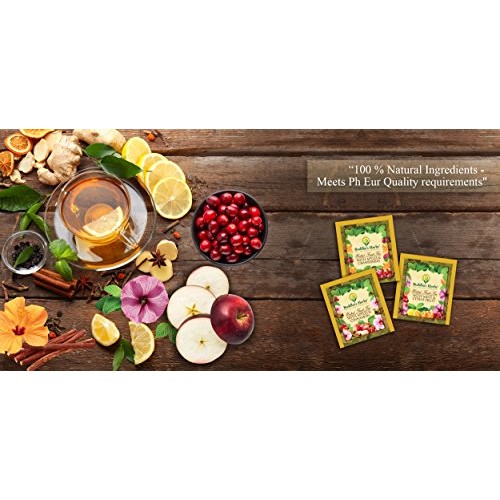 Buddhas Herbs Premium Herbal Fruit Tea Sampler - Antioxidant Su
