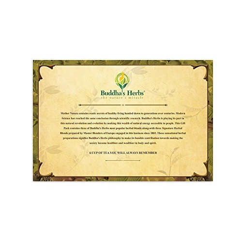 Buddhas Herbs Premium Herbal Fruit Tea Sampler - Antioxidant Su