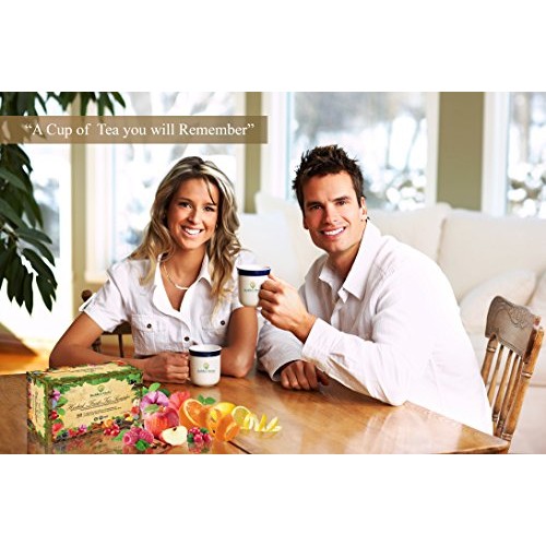 Buddhas Herbs Premium Herbal Fruit Tea Sampler - Antioxidant Su