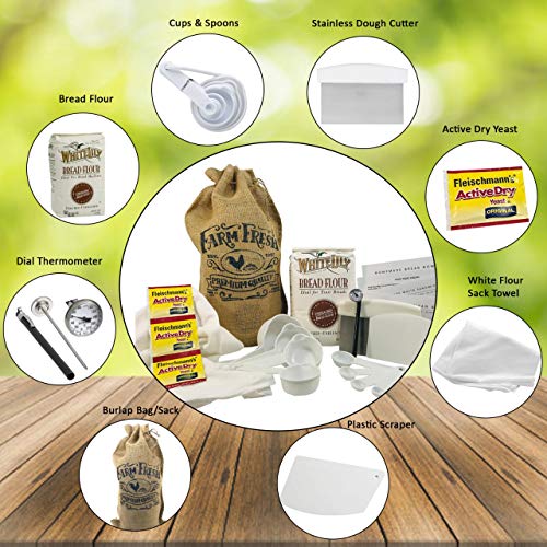 Bread Making Bundle Tools &Amp; Supplies Diy Bread Starting Gift Kit