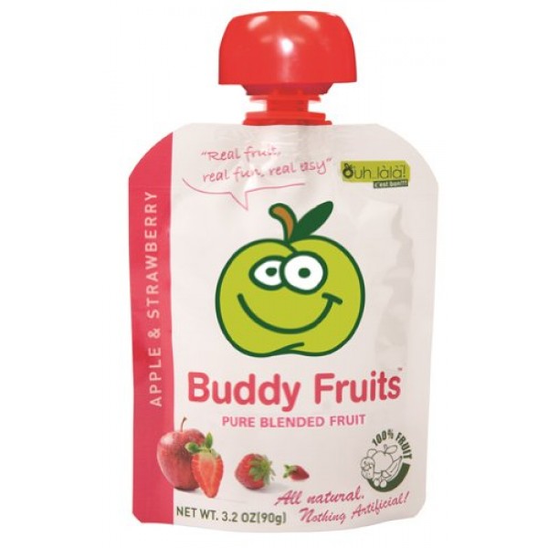 Buddy Fruits Originals Apple And Strawberry Fruit Blend, 3.2 Oun
