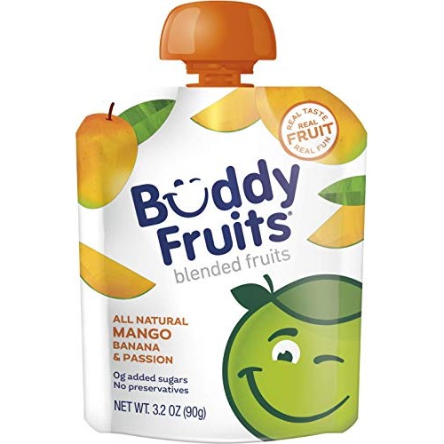 Buddy Fruits Mango / Passion Fruit / Banana, Pure Blended Fruit