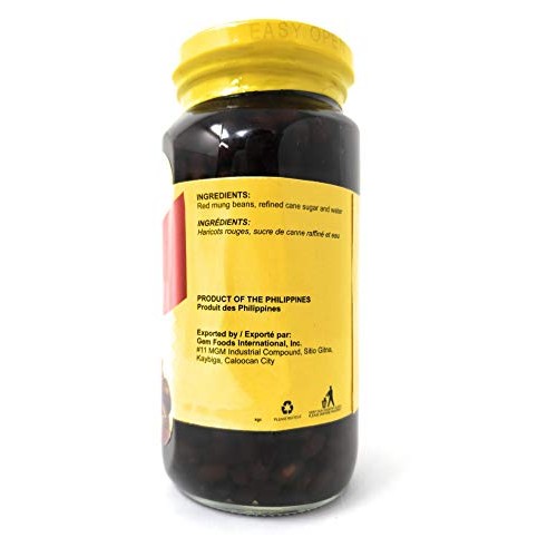 Buenas Red Mung Beans Munggo In Syrup 2 Pack, Total Of 24Oz