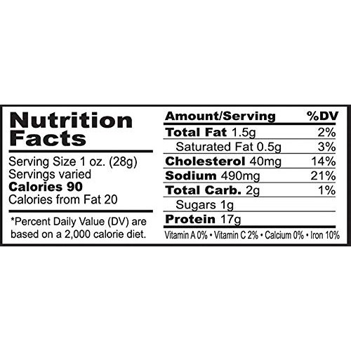 Buffalo Bills 18Oz Black Pepper Western Cut Big Slab Beef Jerky