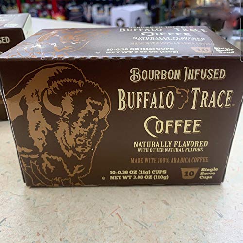 10 Count Buffalo Trace Bourbon Flavored Coffee for Single Serve ...