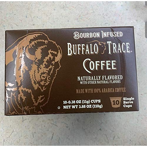10 Count Buffalo Trace Bourbon Flavored Coffee for Single Serve ...