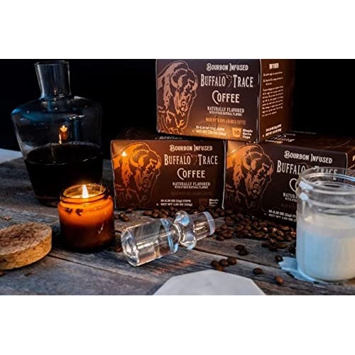 42-Count Buffalo Trace Bourbon Infused Coffee for Single Serve C...