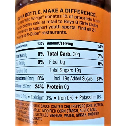 Buffalo Wild Wings Asian Zing: Chili Pepper, Soy, And Ginger Sau