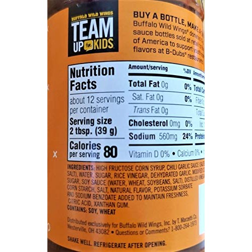 Buffalo Wild Wings Asian Zing: Chili Pepper, Soy, And Ginger Sau