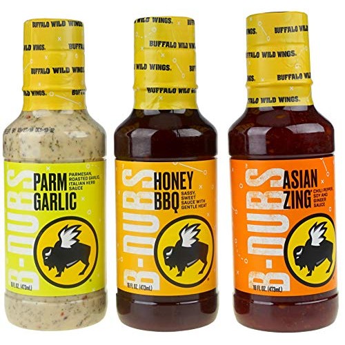 Buffalo Wild Wings Fan Fave Sauces - Parmesan Garlic, Honey Bbq,