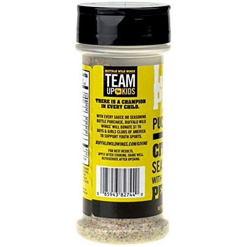Buffalo Wild Wings Seasoning - Lemon Pepper - 5.25 Oz