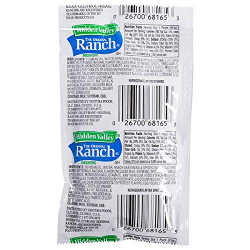 Bws Hidden Valley 1.5 Oz. Original Ranch Dressing Packets, Case
