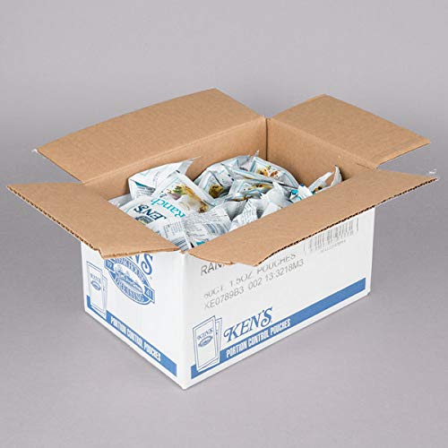 Kens 1.5 Ounce Ranch Dressing Packets, Case Of 60