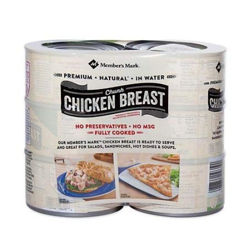 Members Mark Premium Chunk Chicken Breast 12.5 Oz-24Count