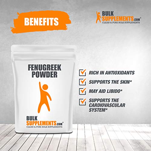 Bulksupplements.Com Fenugreek Powder - Lactation Supplements - F